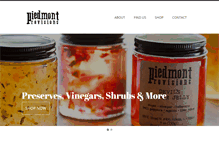 Tablet Screenshot of piedmontprovisions.com